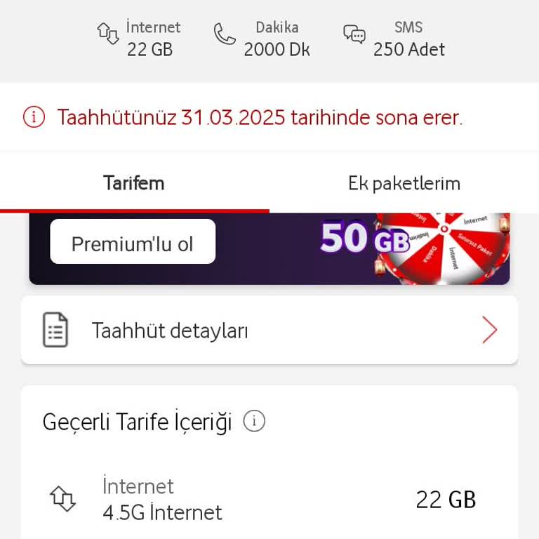 Vodafone Fatura Artışı Şaşkınlığı
