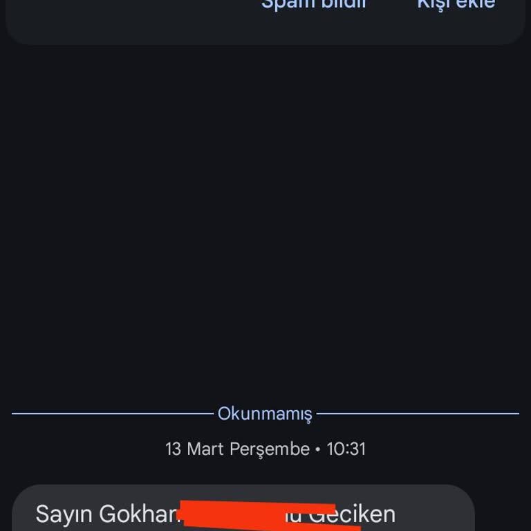Sürekli Mesajlarla Rahatsız Edilme