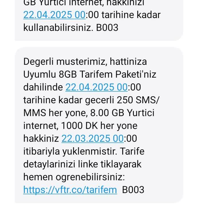 Vodafone Taahhüt Yenileme Ve Eksik Kupon Sorunu