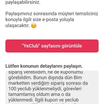 Yeclub Puanları Ve Kuponlar Kayboldu!
