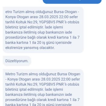 Yanlış Bilet İşlemleri Ve İade Sorunu