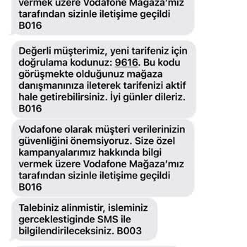 Vodafone'un Yanlış Bilgilendirmeleri Ve İzinsiz Taahhüt Yenileme