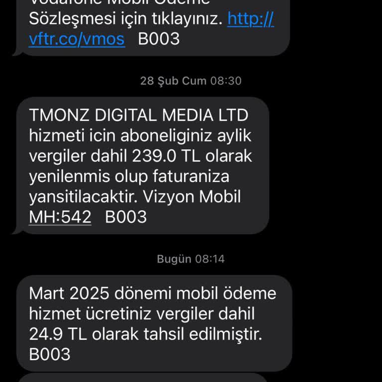 İzinsiz Üyelik Ve Yanlış Fatura Problemi