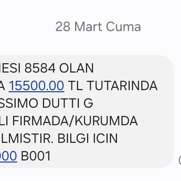 Yetkisiz İşlem: Massimo Dutti'de Kart Kullanımı