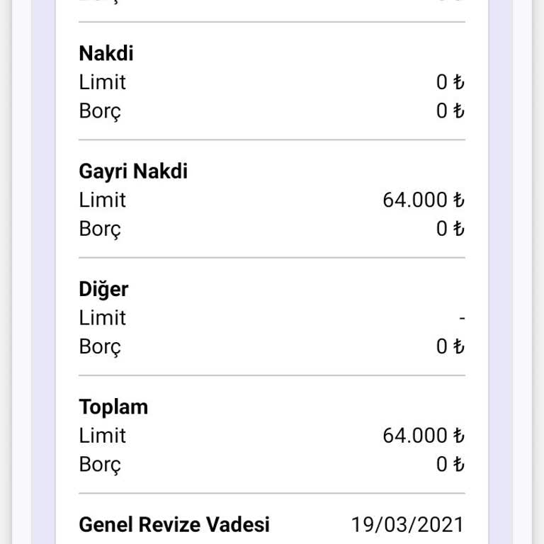 Ticari Limitlerin Kapatılmaması Sorunu