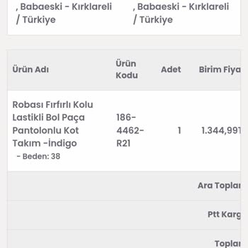 Yanlış Beden Ve İlgisiz Müşteri Hizmeti Mağduriyeti