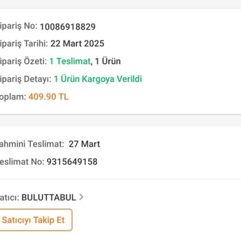 Sürat Kargo'nun Yanlış Teslimat Bildirimi Ve Hizmet Eksikliği