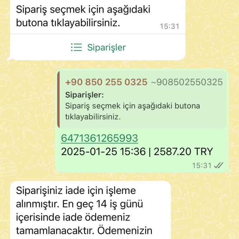 Geç Gelen İade Ve İlgisiz Müşteri Hizmetleri