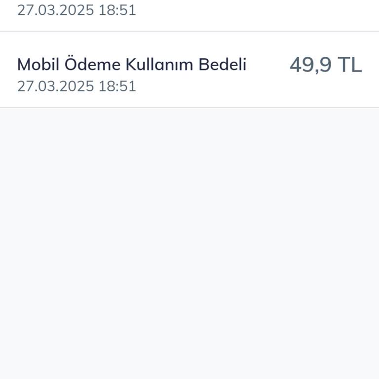 Haksız Mobil Ödeme Kesintisi Ve Yetersiz Bilgilendirme