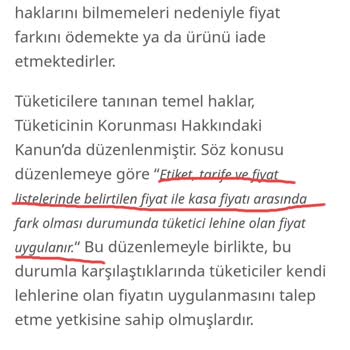 Fiyat Etiketi Üzerinden Yanlış Fiyatlandırma Sorunu