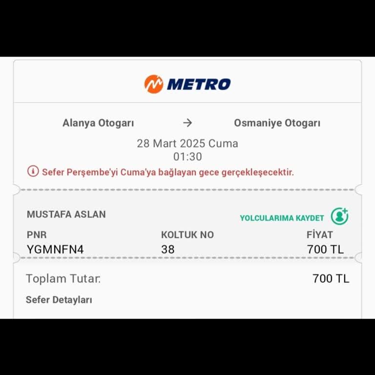 Otobüs Saatini Kaçırdık, Firma İlgisiz Kaldı