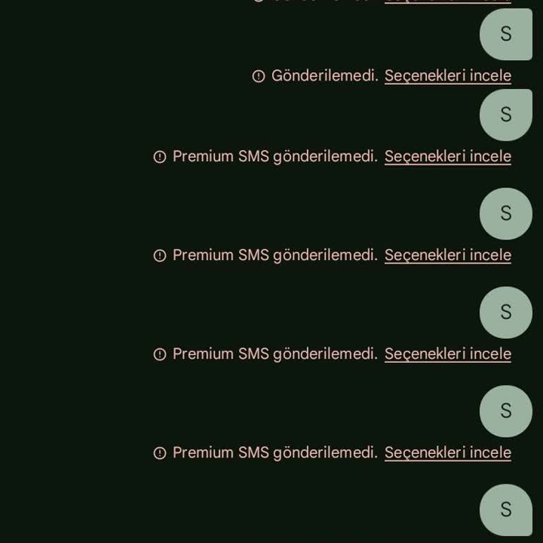 Hesaba Giriş Yapamama Ve SMS Sorunu