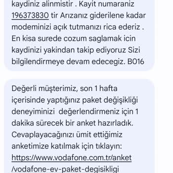 Vodafone Ev İnterneti Sorunu Ve Çözüm Eksikliği