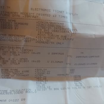 Kolombiya Uçuşumda Yaşadığım Sorun Ve Mağduriyet