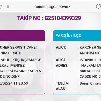 Karcher Türkiye'den Aldığım Ürün Hakkında Ciddi Sorunlar