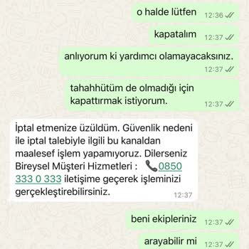 Millenicom Müşteri Hizmetlerine Ulaşamama Ve İptal Sürecinde Yaşanan Sorunlar