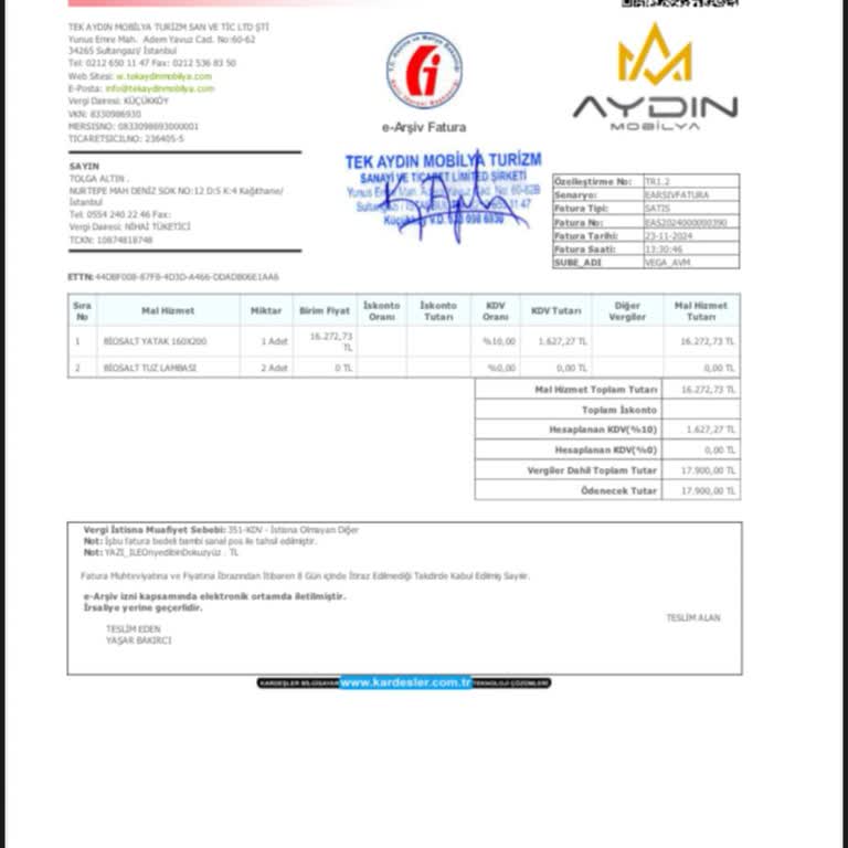 Bambi Yatakta Ağrı Ve Servis Sorunu