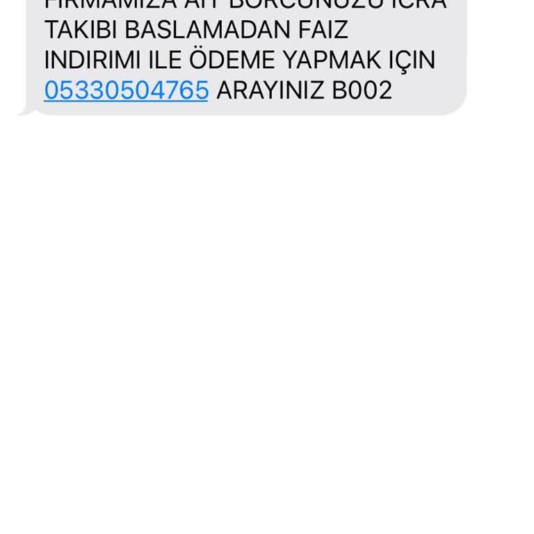 Yanlış İcra Takibi Ve Bilinmeyen Borç Mesajı
