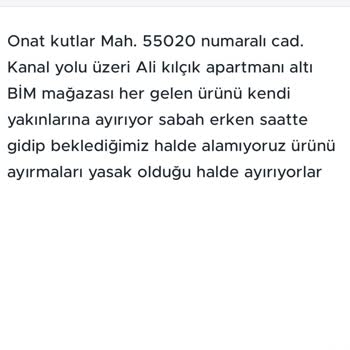 Ürün Ayırma Sorunu Ve Haksızlık