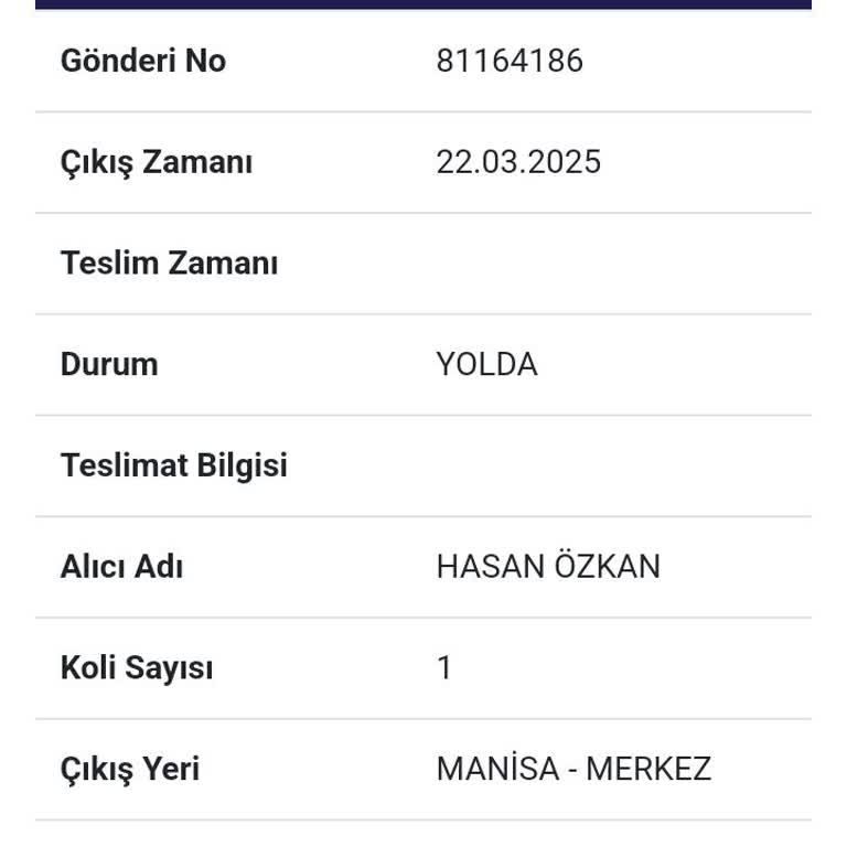 Teslimat Gecikmesi Annemi Mağdur Etti