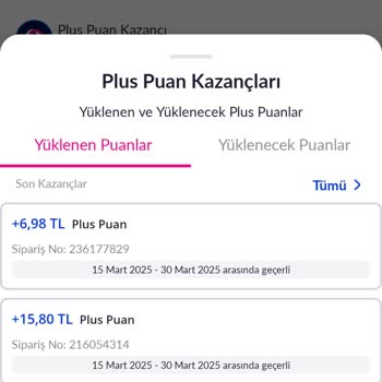 Üyelik İptali Sonrası Kaybolan Puanlar