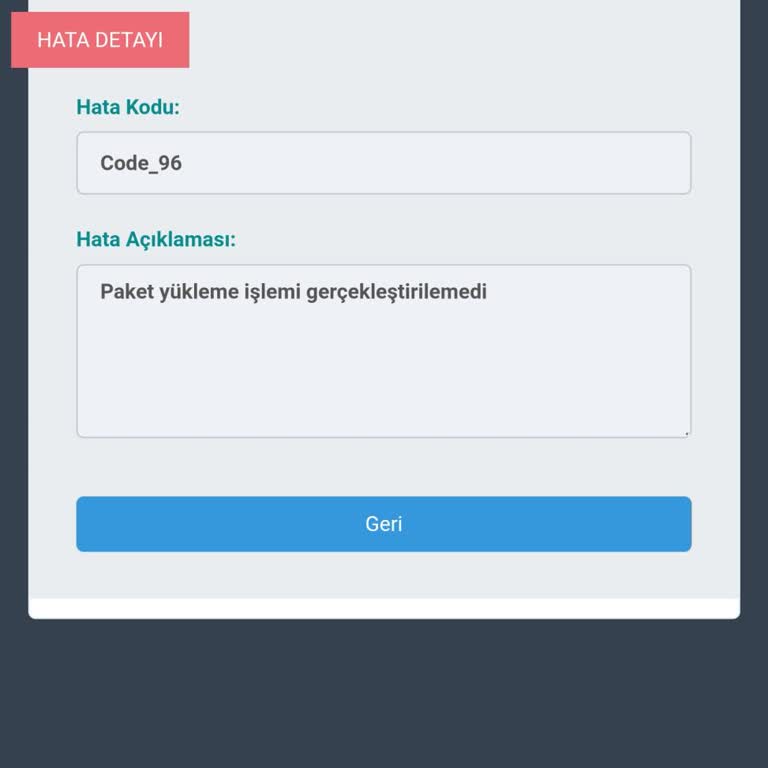 Unibike Uygulamasında Kayıp Dakikalar Ve Hata Kodu Sorunu