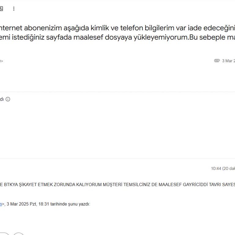 Superonline Cayma Bedelini Ödemiyor Ve İletişim Sorunları