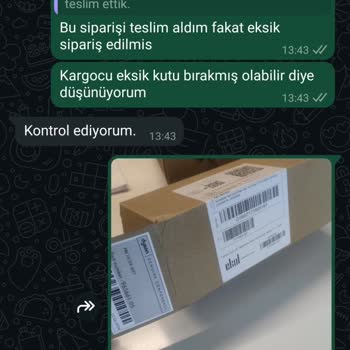 Dyson Siparişim Eksik Ve Teslimat Sorunu
