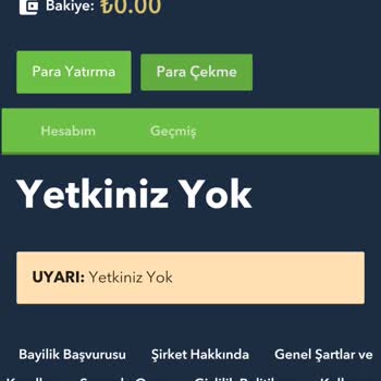 Çekim Talebi Sonrası Hesap Bloklama Sorunu