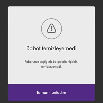 Dyson 360 Vis Nav Robot Was Unable to Clean Any of the Selected Zones