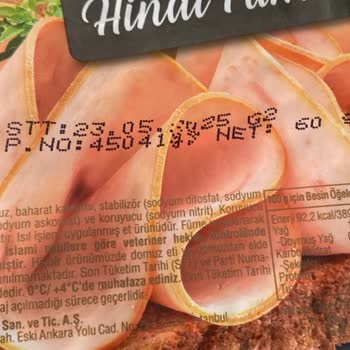 Gıda Güvenliği Sorunu: Küflü Hindi Füme Ürünü