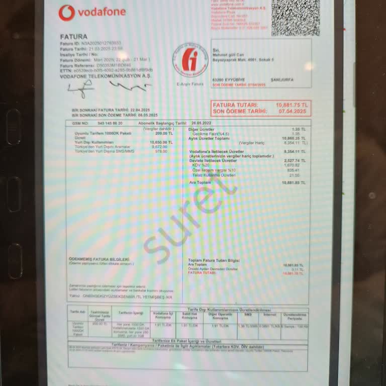 Yanlış Yansıtılan Yurt Dışı Ücretlendirmesi