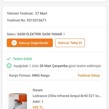 Trendyol Saim Elektrik İle Alışveriş Pişmanlığı