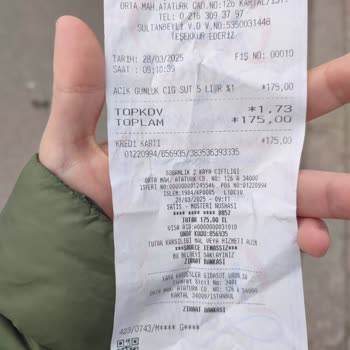 Kaya Çiftliği'nden Alınan Sütte Kesilme Ve İade Sorunu