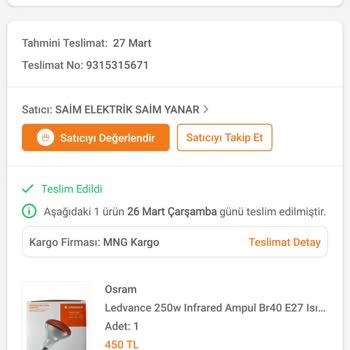 Eksik Ürün Ve Yanıtsız Satıcı Sorunu