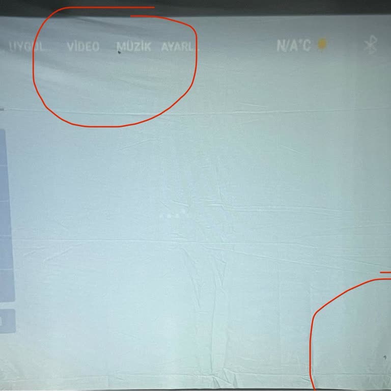 Projeksiyon Cihazında Temizlenemeyen Leke Ve İade Sorunu