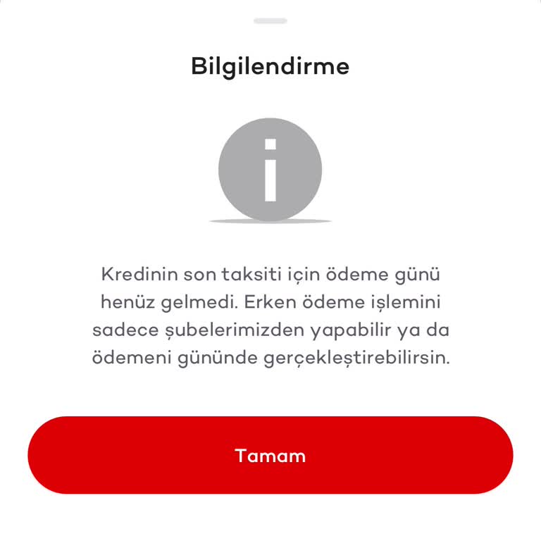 Kredi Erken Kapatma İşleminde Şube Zorunluluğu Ve Zaman Kaybı