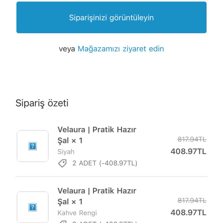 Velaura Ürün Teslimatında Sorun Yaşanıyor