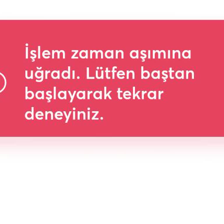 İninal Kart Hesabına Girişte Zaman Aşımı Sorunu!