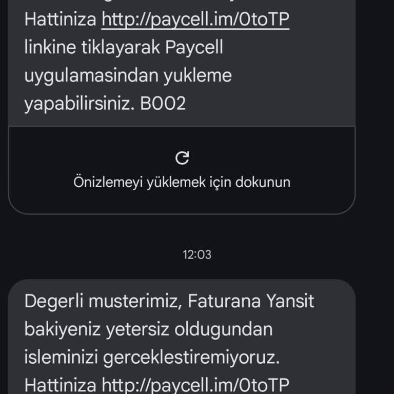 Turkcell Mesajlarıyla Sürekli Rahatsız Ediliyorum