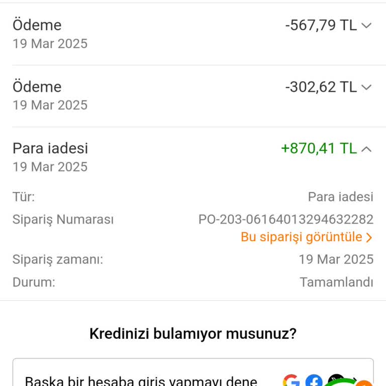 İptal Edilen Siparişin İadesi Hâlâ Ulaşmadı!