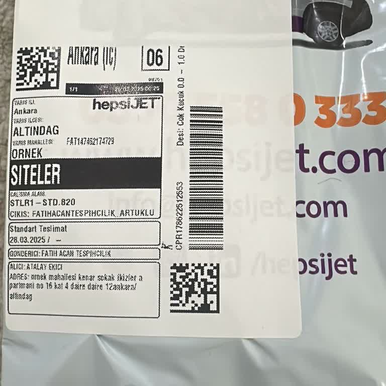 Hepsijet Kuryesinin Uygunsuz Davranışları