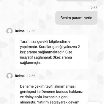 Deneme Bonusu Kazancım Haksızca Geri Alındı