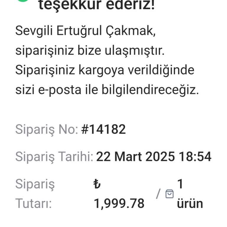 Teknolojimamia.com Siparişimde Gecikme Ve İletişim Sorunu
