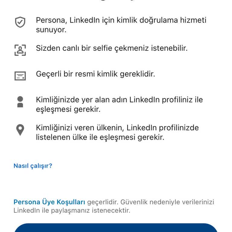 LinkedIn Hesabım Güvenlik Nedeniyle Kısıtlandı Ve Kimlik Doğrulama Süreci Tıkanıklığı