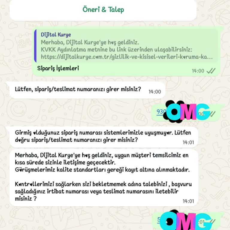 Dijital Kurye İle İletişim Sorunları Ve Kod Karmaşası