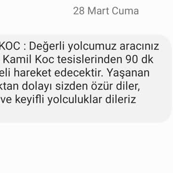 Kamil Koç'un Rötar Mağduriyeti Ve İletişim Eksikliği