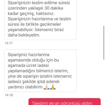 Yanlış Şubeye Gönderilen Sipariş Ve İade Sorunu