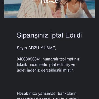 Kampanya İptaliyle Mağduriyet Yaşadım
