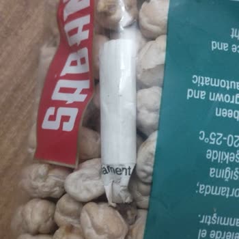 Paketli Üründe Sağlık Tehlikesi: Nohut İçinde İzmarit